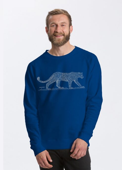 Bio_sweatshirt_royalblau_herren_neutral_pullover_oesterreich_fussabdruck_naturmode_oekologisch_online_shoppen_leopard