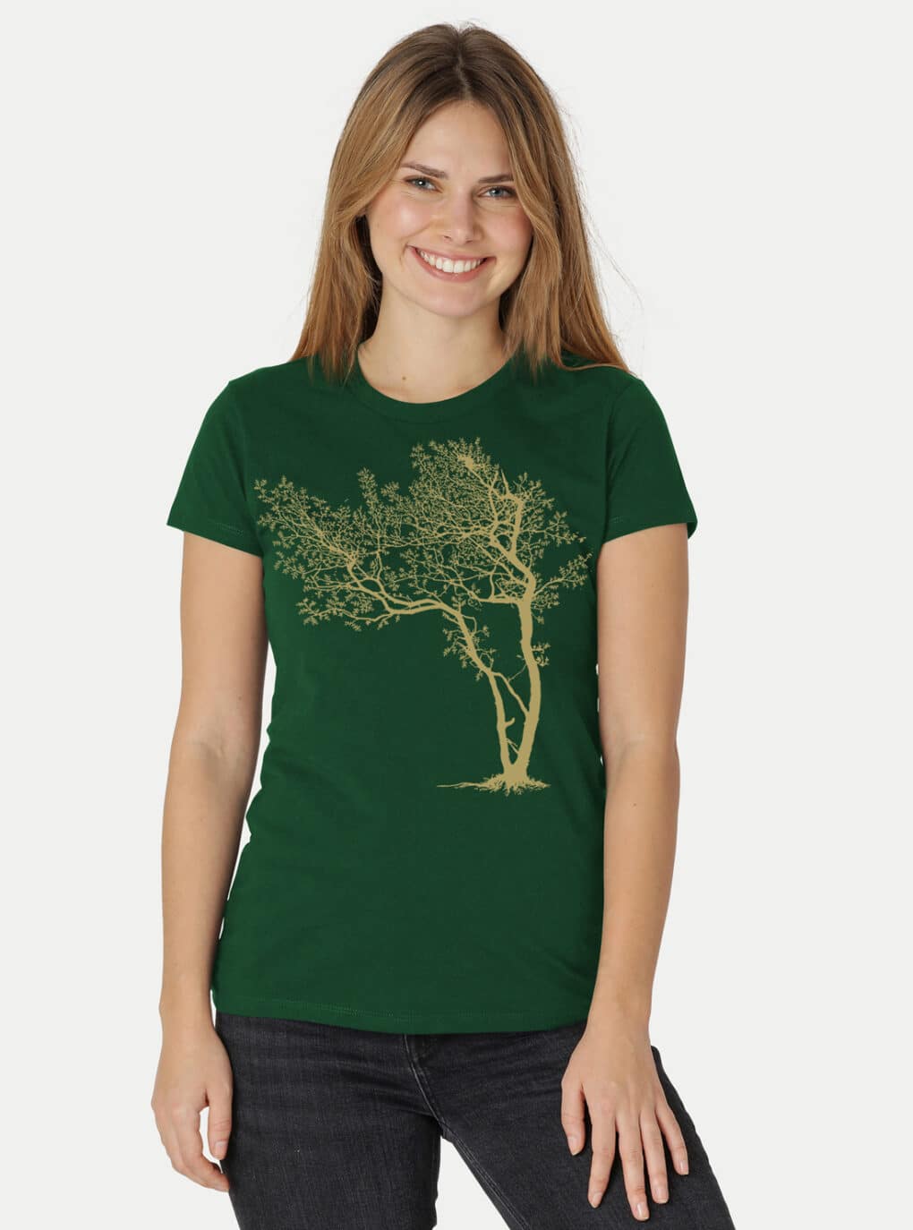 Damen Fit T-Shirt Fancy Tree - Peaces Biomode