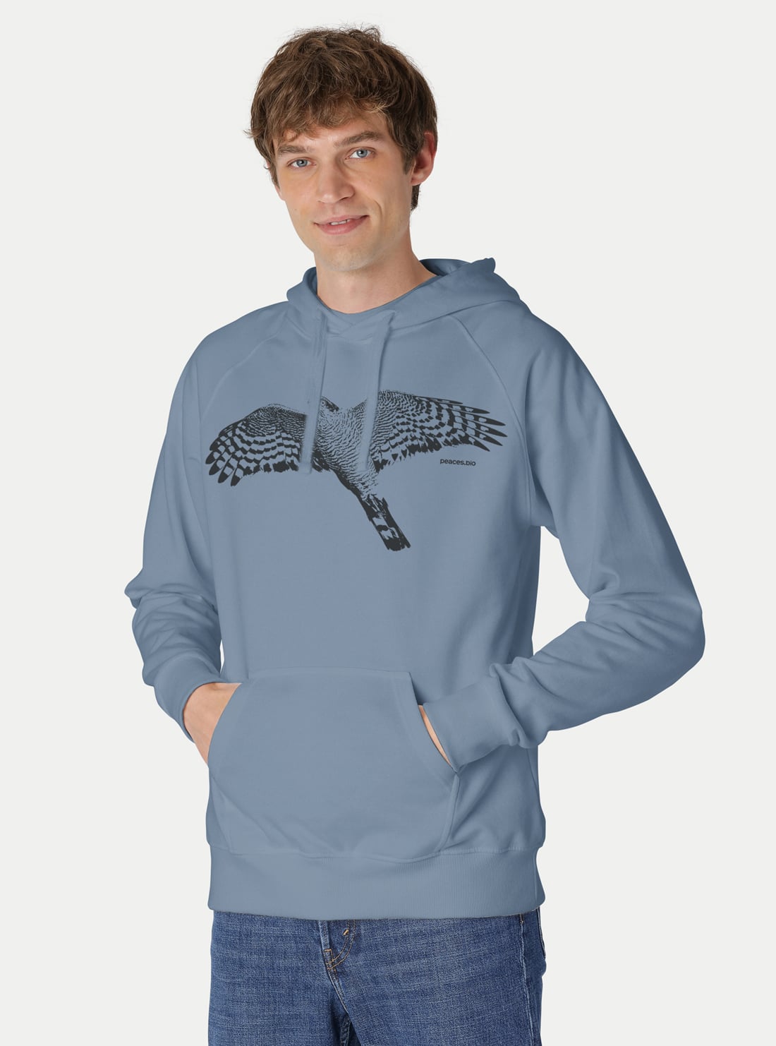 Herren Hoodie Sperber – Bild 3