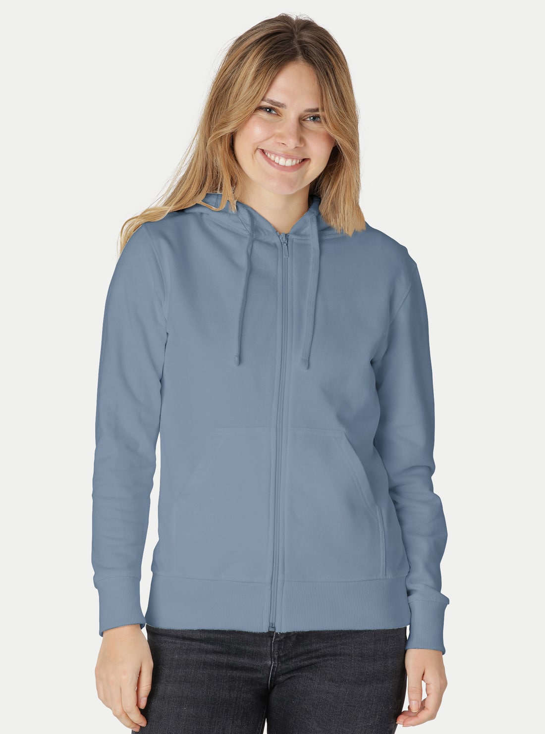 Damen Zip-Hoodie unbedruckt – Bild 20
