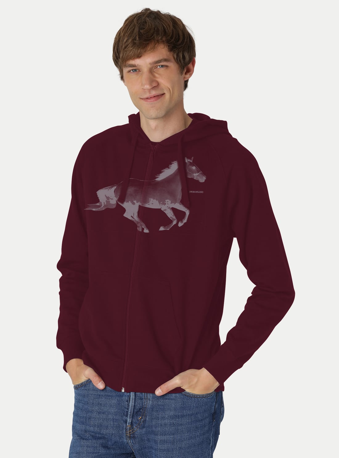 Herren Zip-Hoodie Horsepower – Bild 17