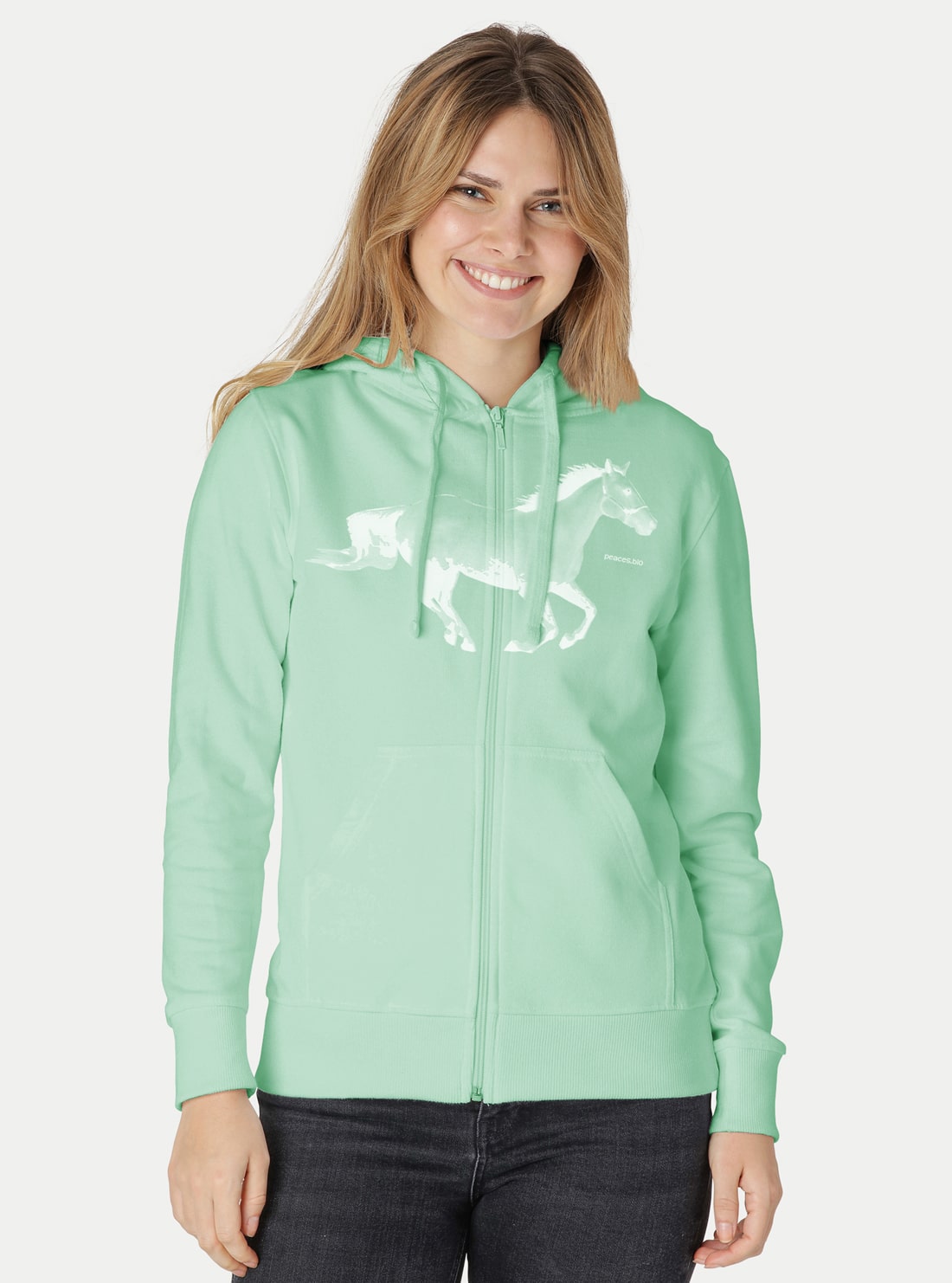 Damen Zip-Hoodie Horsepower – Bild 3