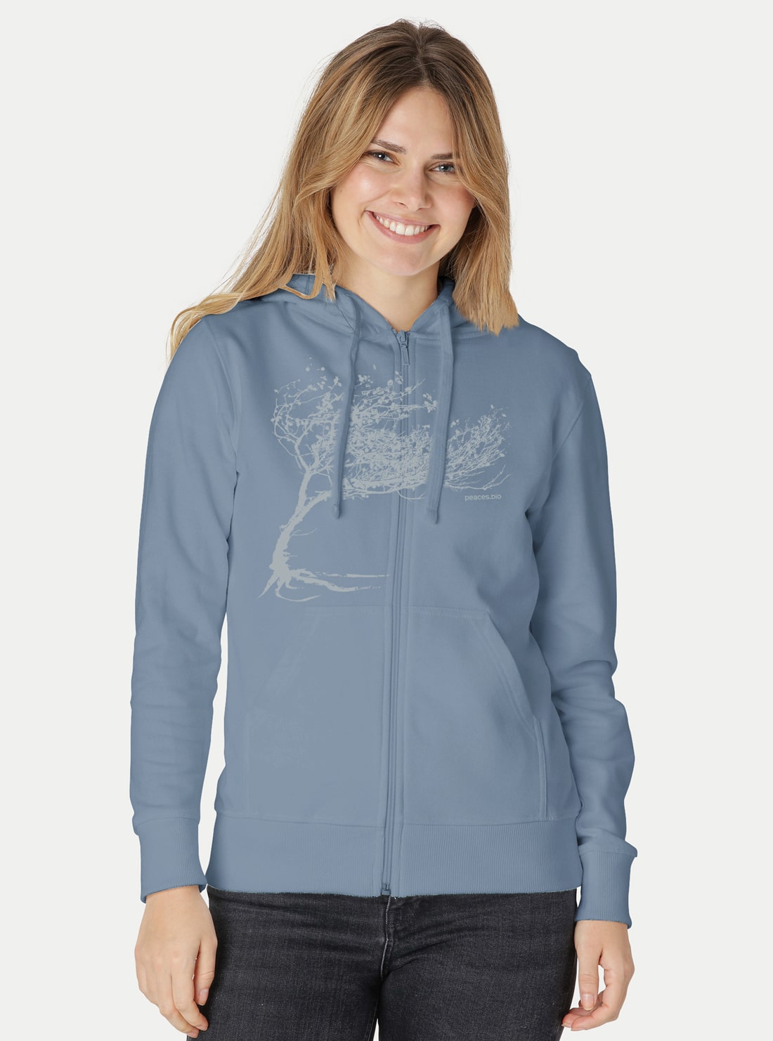 Damen Zip-Hoodie Windy Tree – Bild 17