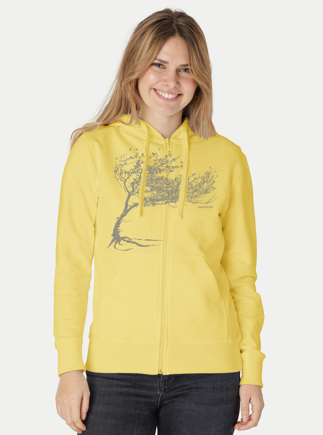 Damen Zip-Hoodie Windy Tree – Bild 9