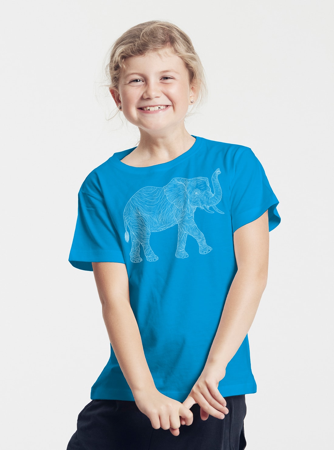 Kinder T-Shirt Babyelefant – Bild 6