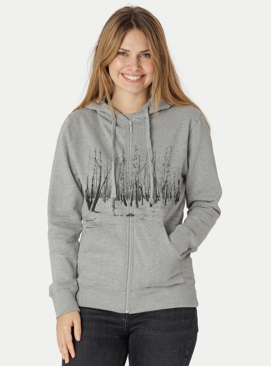 Damen Zip-Hoodie Woodland – Bild 15