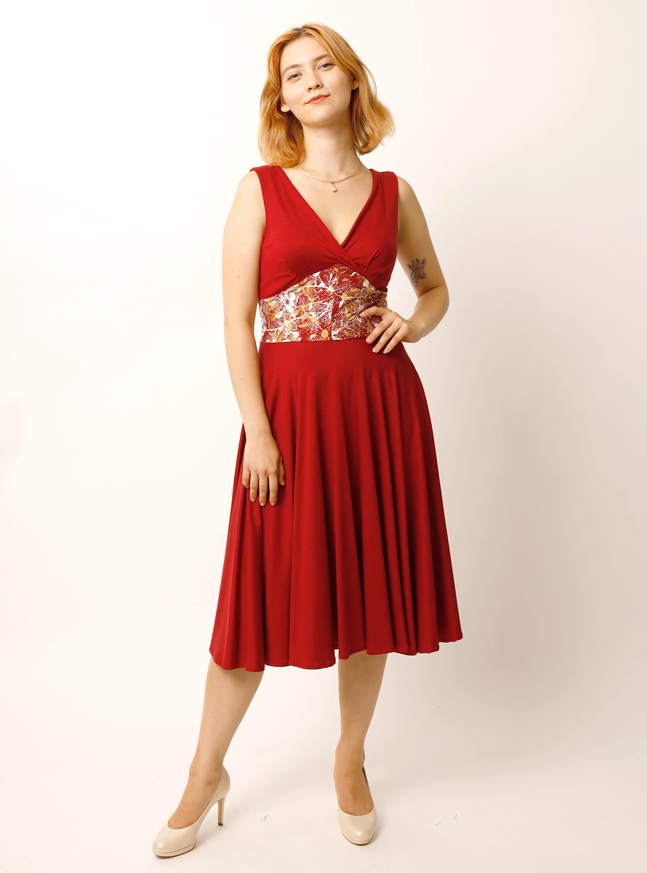 Tanzkleid Buchenzauber in Rot