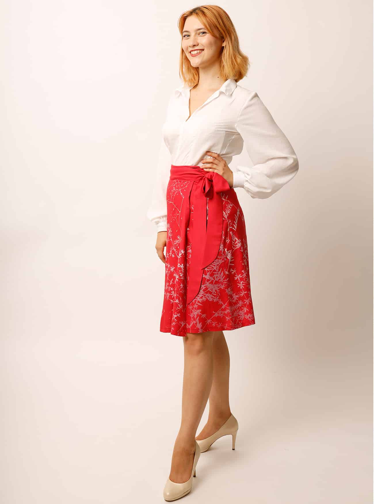 Wickelrock Rankenzauber in Himbeere – Bild 3