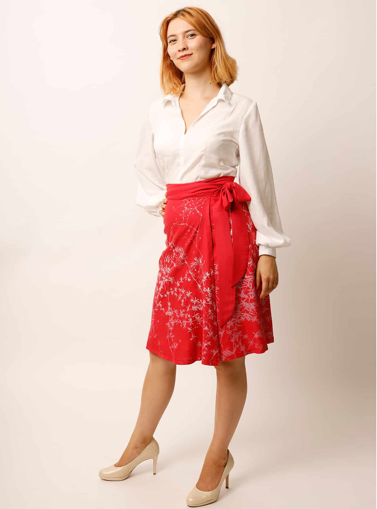 Wickelrock Rankenzauber in Himbeere – Bild 5