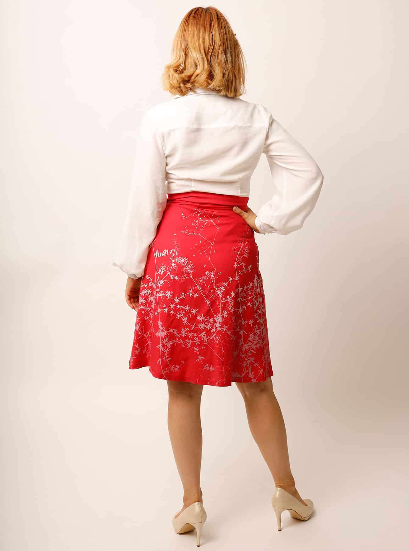 Wickelrock Rankenzauber in Himbeere – Bild 2