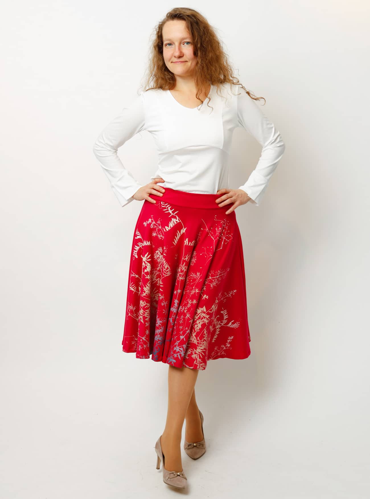 Tellerrock Rankenzauber in Pink – Bild 3