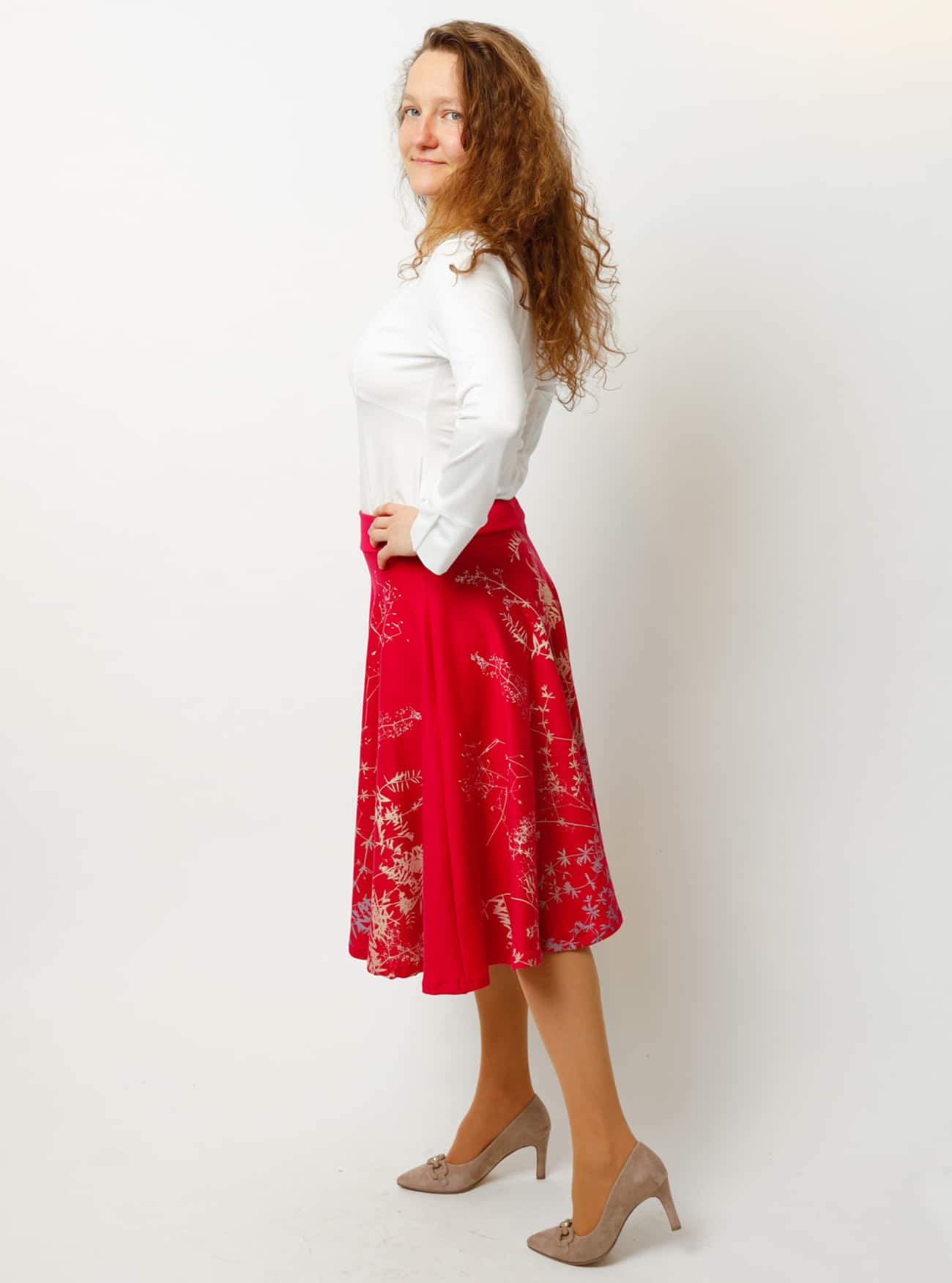 Tellerrock Rankenzauber in Pink – Bild 5