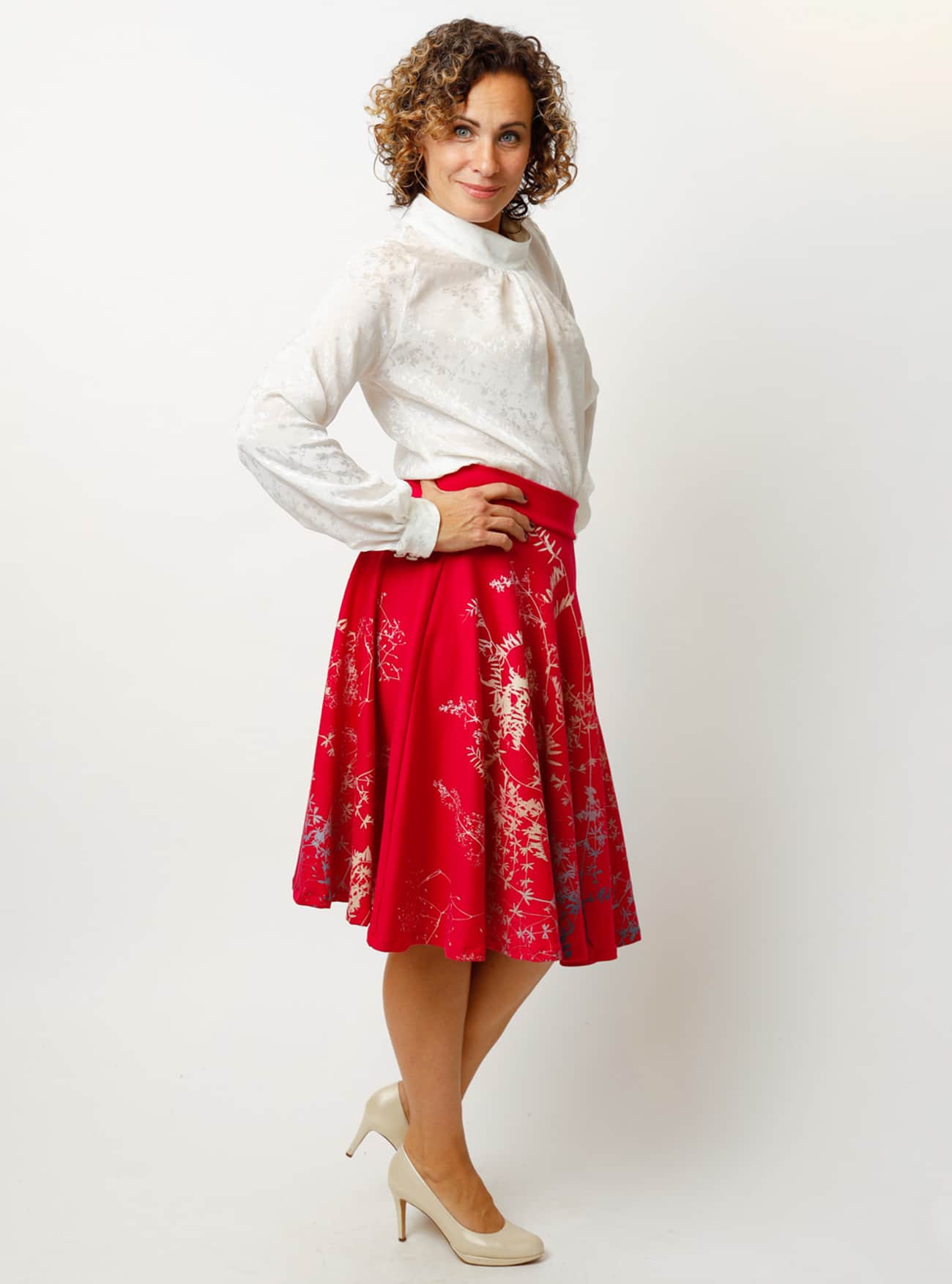 Tellerrock Rankenzauber in Pink – Bild 11