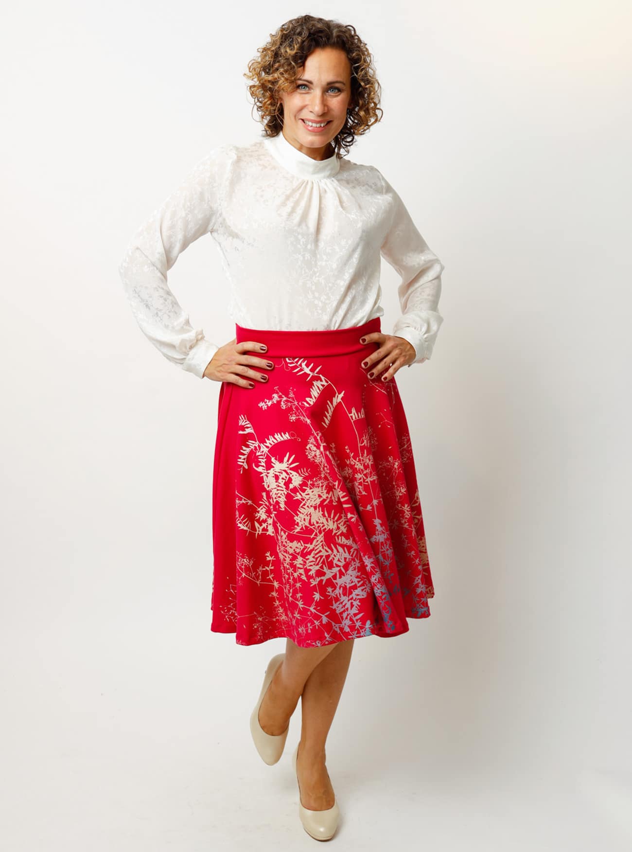 Tellerrock Rankenzauber in Pink – Bild 10