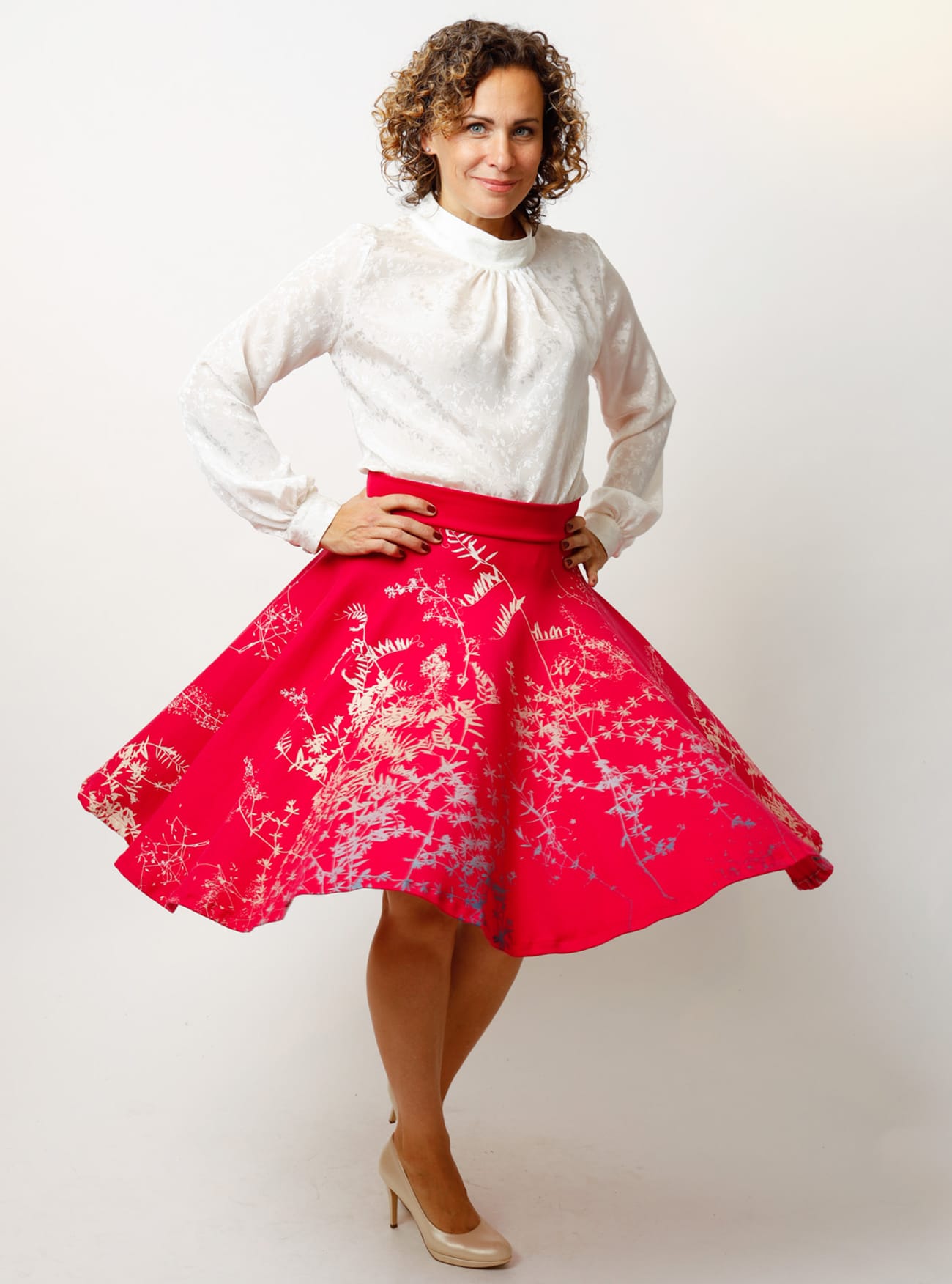 Tellerrock Rankenzauber in Pink – Bild 9