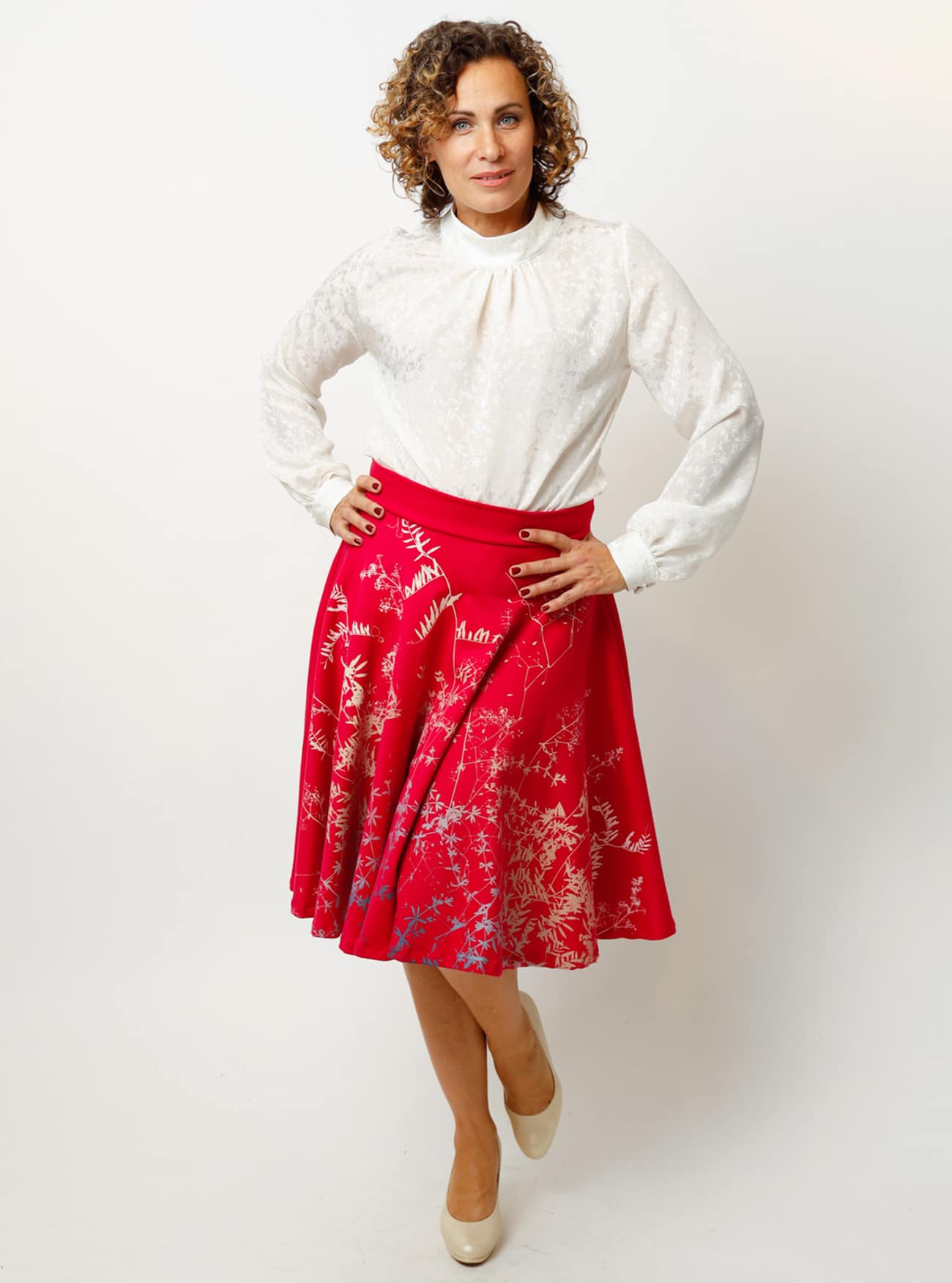 Tellerrock Rankenzauber in Pink – Bild 7