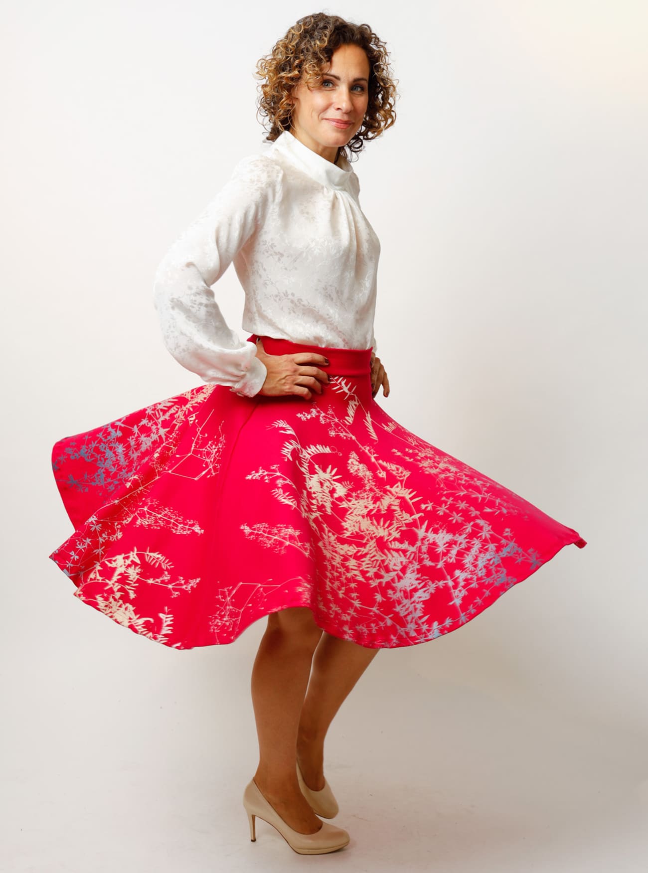 Tellerrock Rankenzauber in Pink – Bild 4