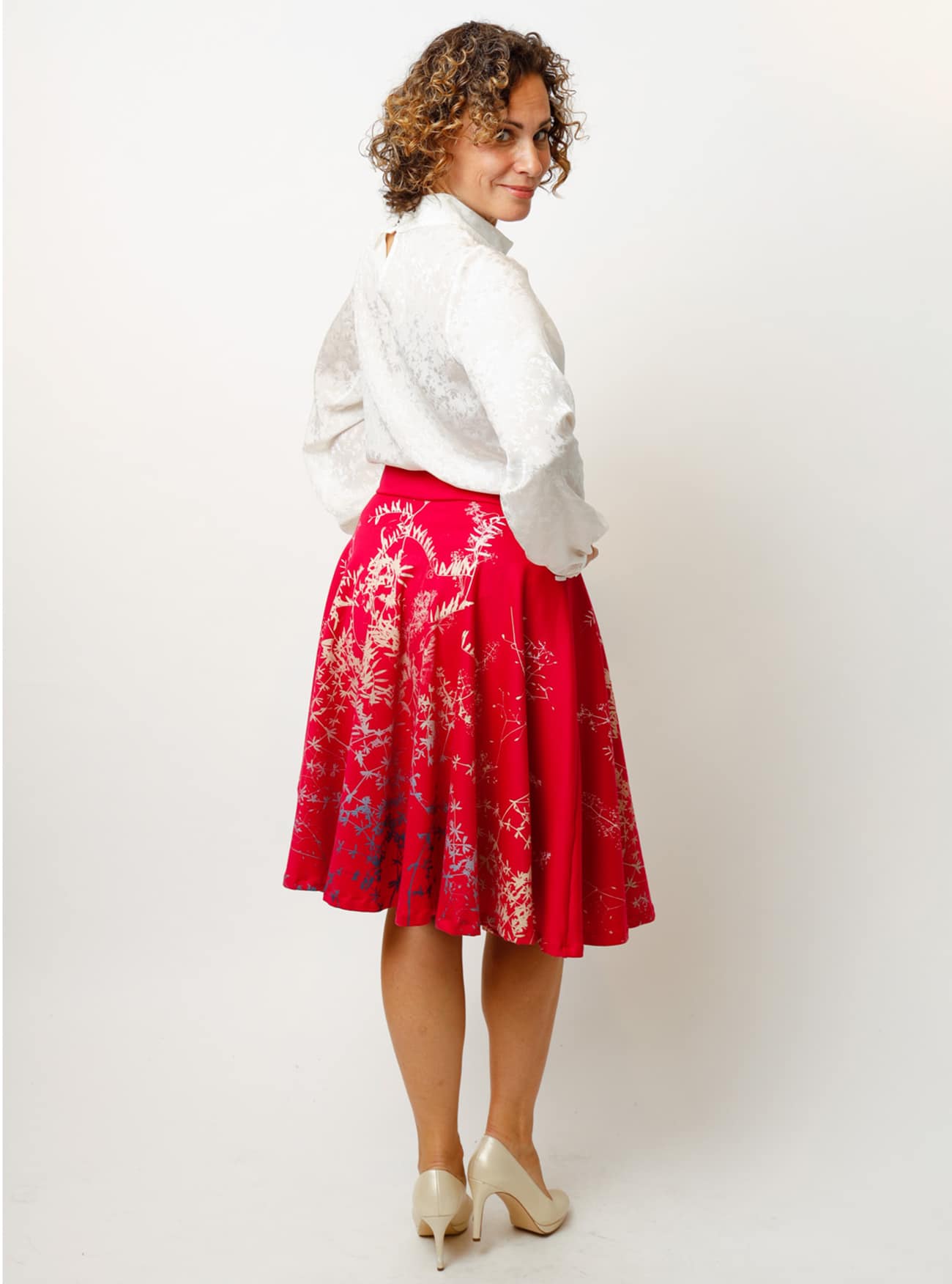 Tellerrock Rankenzauber in Pink – Bild 2