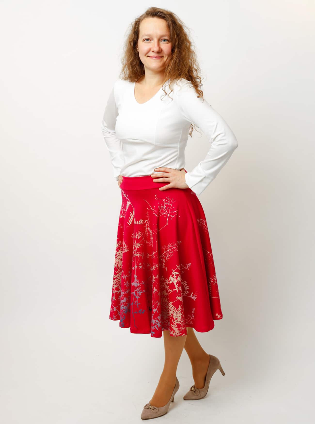 Tellerrock Rankenzauber in Pink – Bild 8