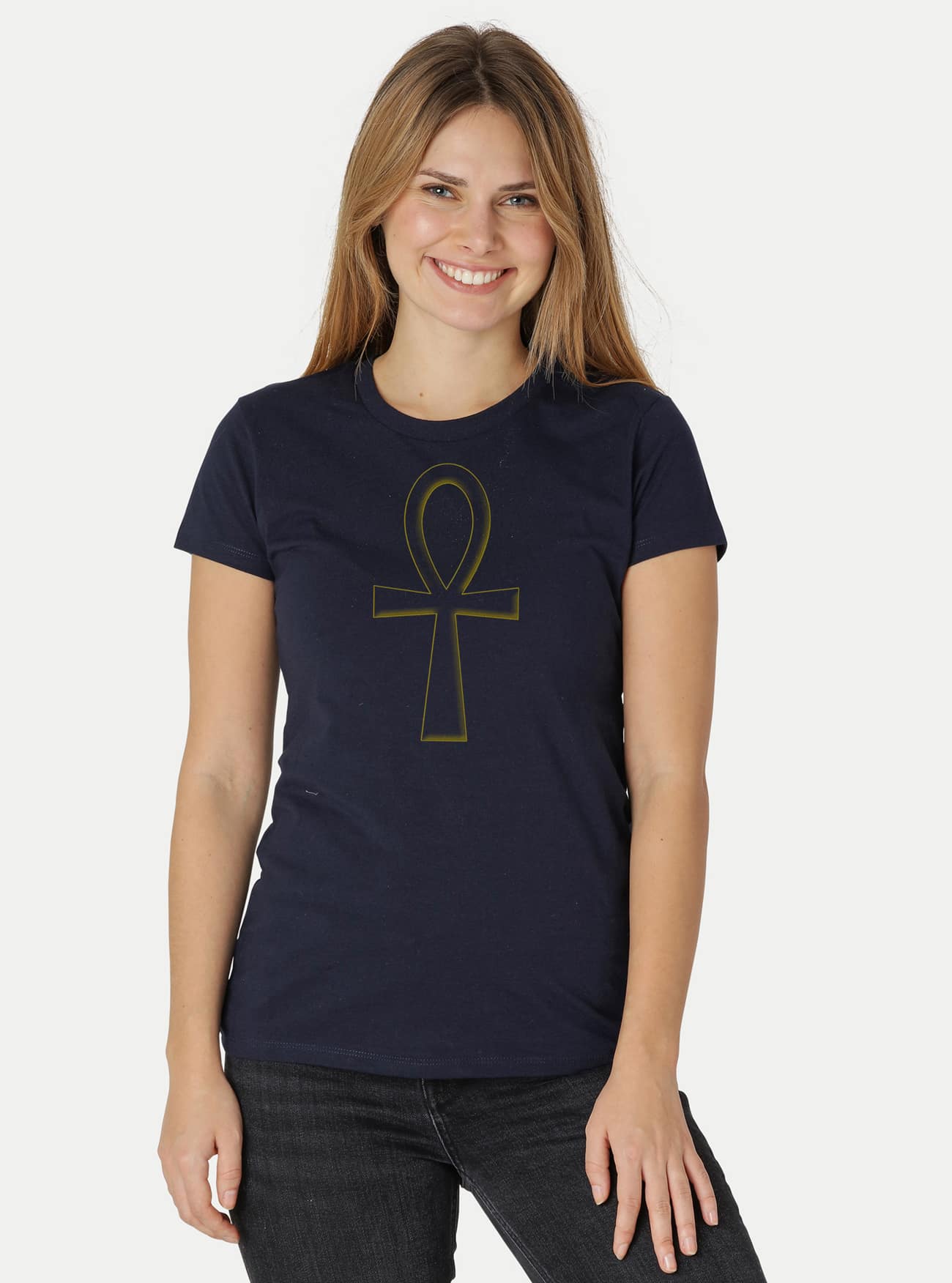 Damen Fit T-Shirt Ankh – Bild 19
