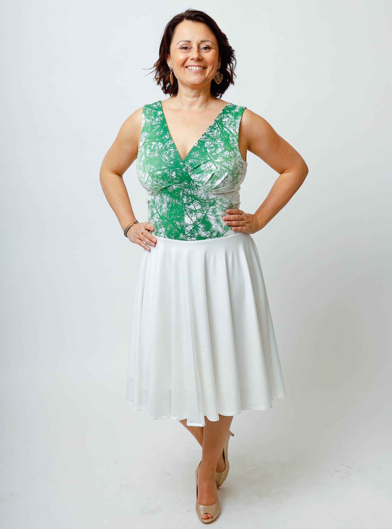 Tanzkleid Föhrenzauber in Weiß – Bild 4