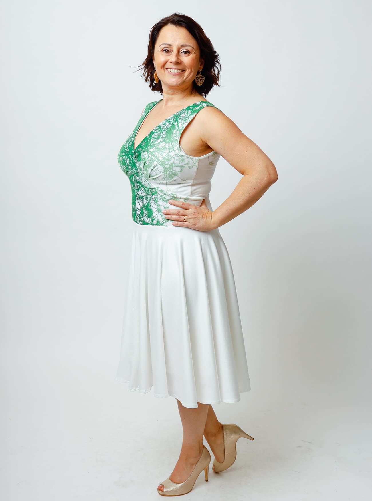 Tanzkleid Föhrenzauber in Weiß – Bild 3