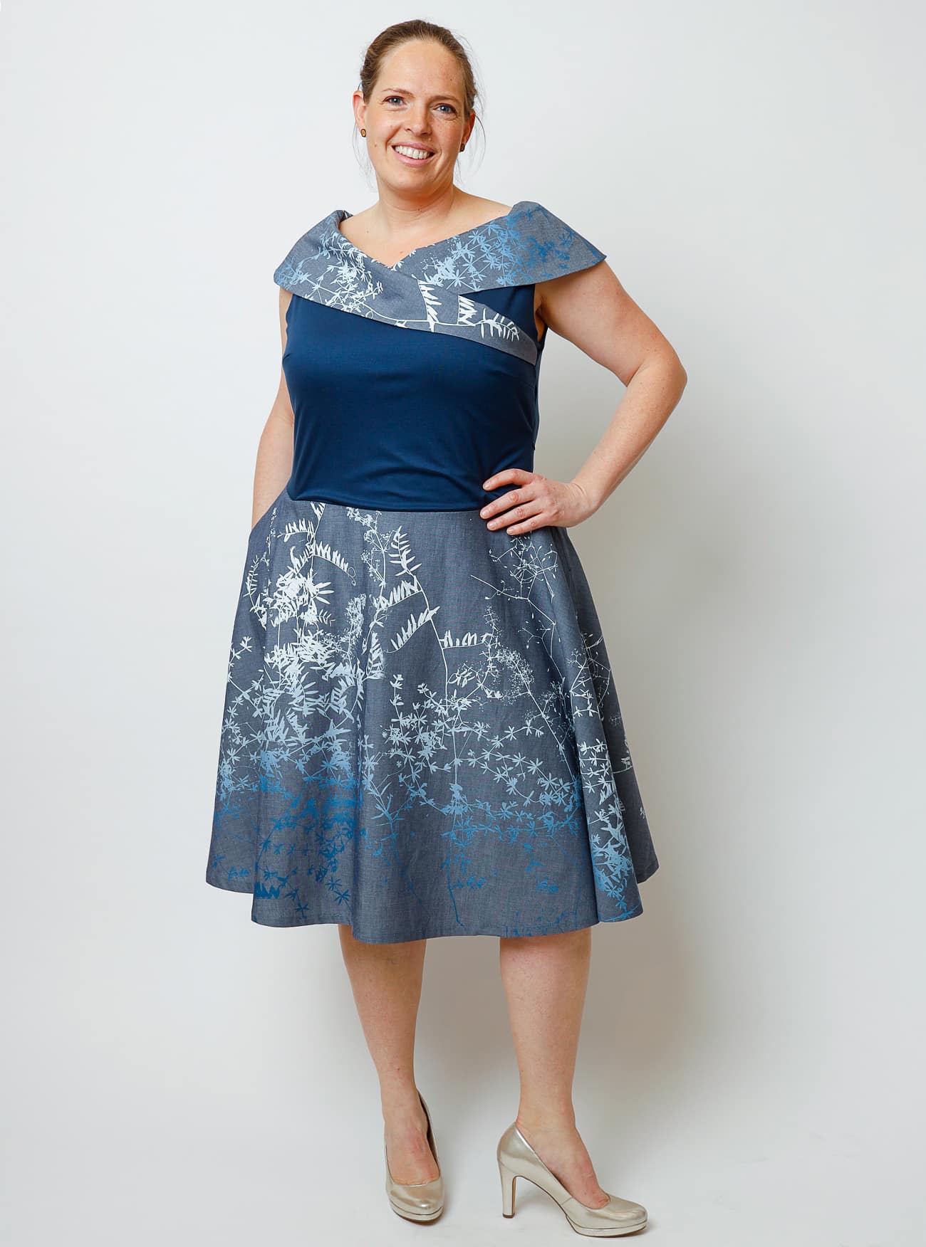 Jeans-Tanzkleid Rankenzauber – Bild 7