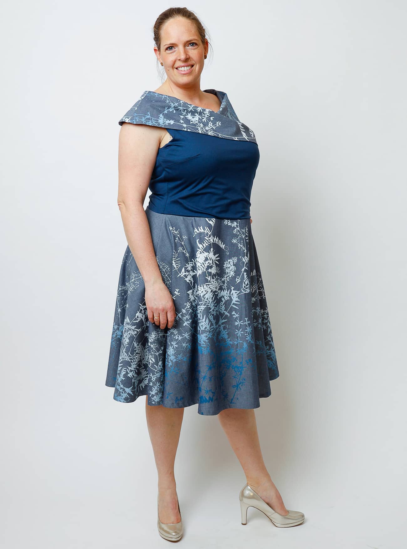 Jeans-Tanzkleid Rankenzauber – Bild 6