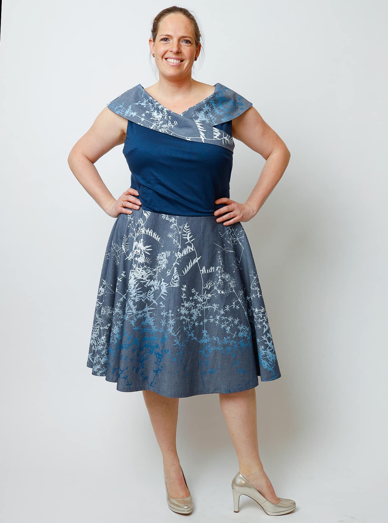 Jeans-Tanzkleid Rankenzauber – Bild 3