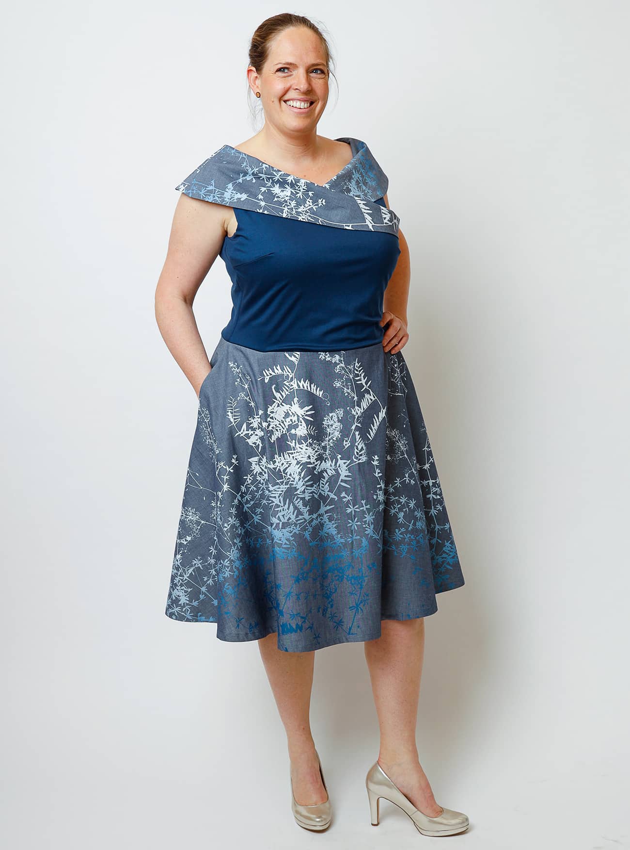 Jeans-Tanzkleid Rankenzauber – Bild 2