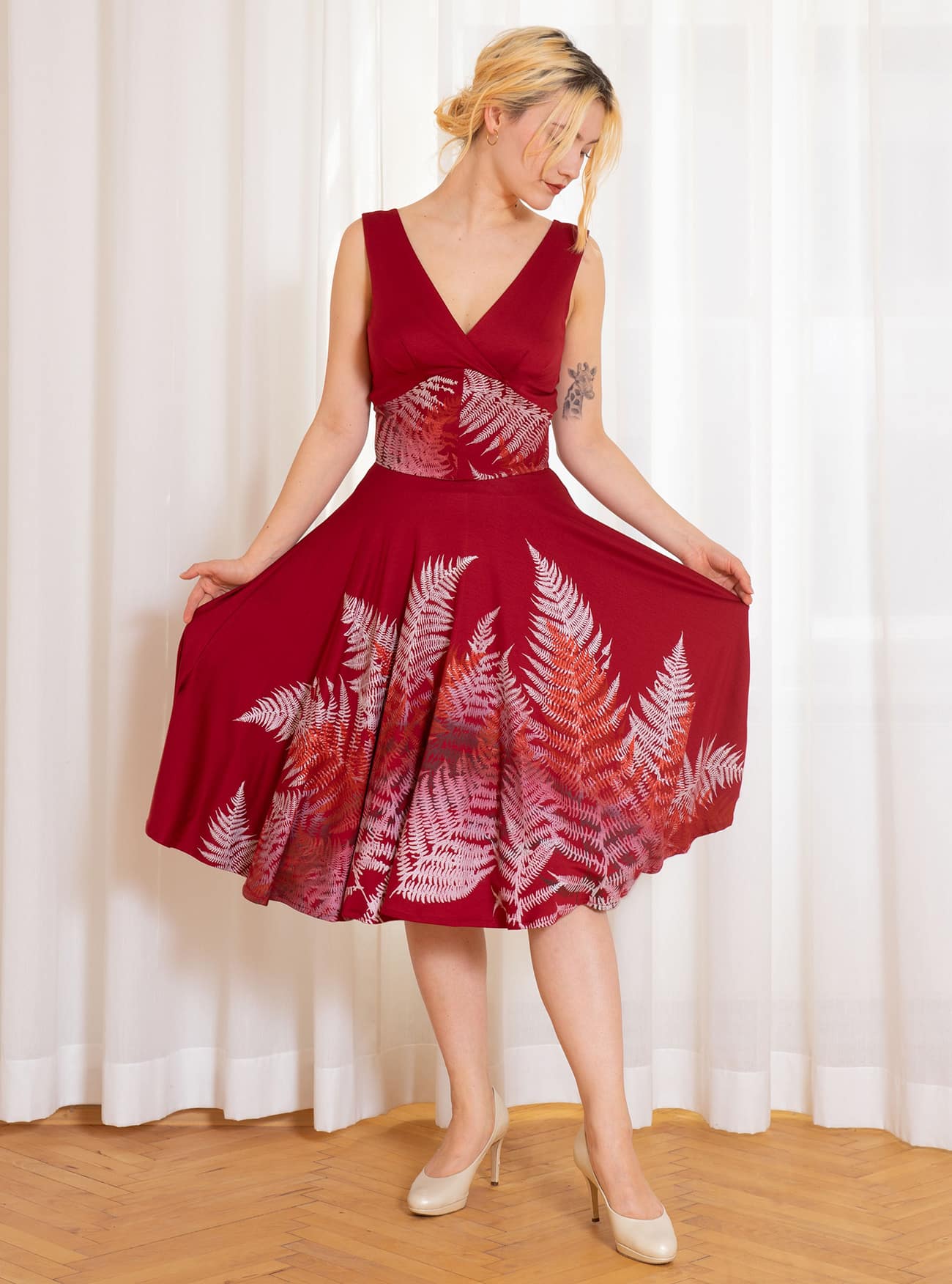 Peaces Biotanzkleid mit Tellerrock