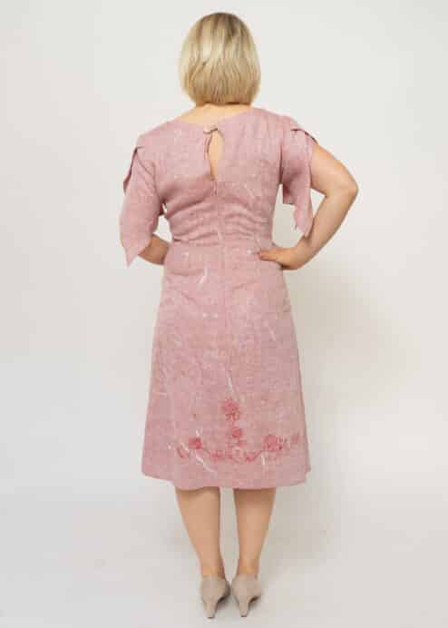 Alternative view of Bio-Leinenkleid Blütengräser