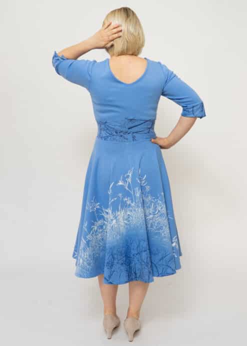 Alternative view of Lilienzauber-Tanzkleid in Himmelblau