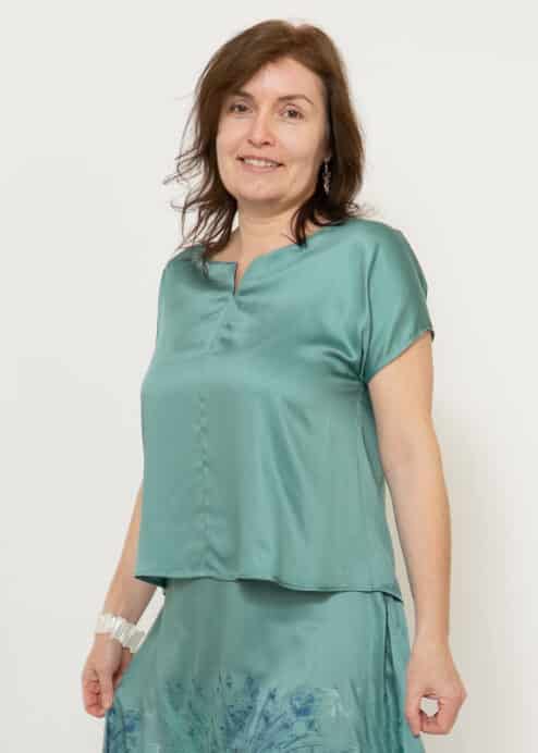 Ökologische Shirt aus Holz mit edlem Seidenglanz - hergestellt in Österreich