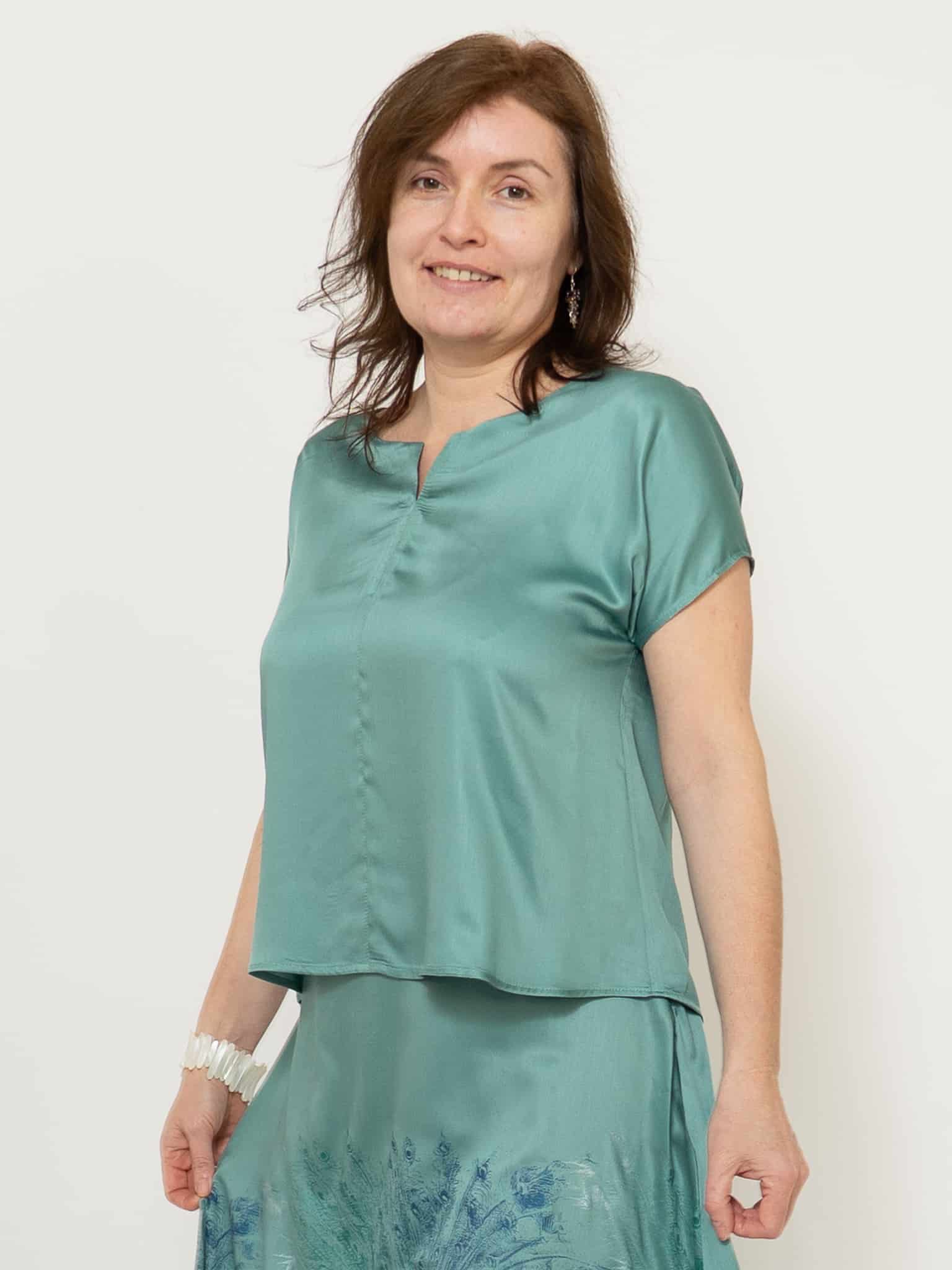 Ökologische Shirt aus Holz mit edlem Seidenglanz - hergestellt in Österreich