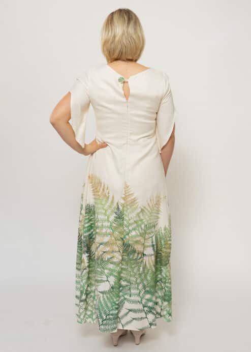 Alternative view of Sommerabendkleid Farnzauber in Cremeweiß