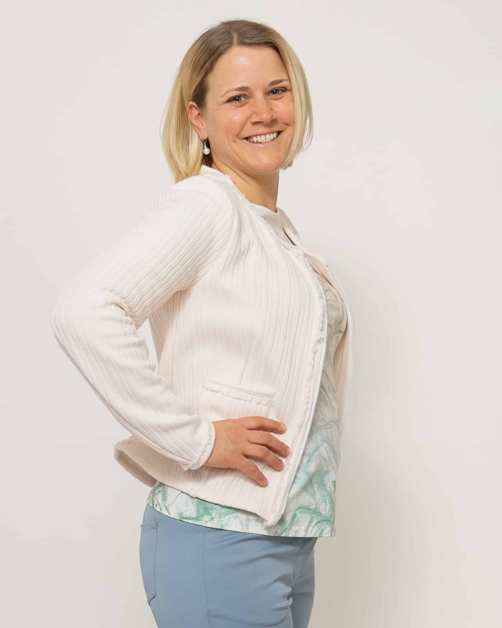 Peaces Channell Jackerl in Apricot – Bild 5