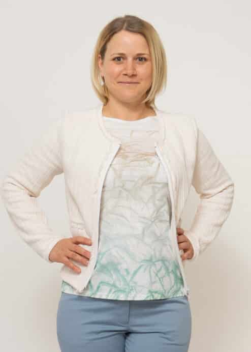 Chanell Jackerl aus Biobaumwolle von Peaces.bio