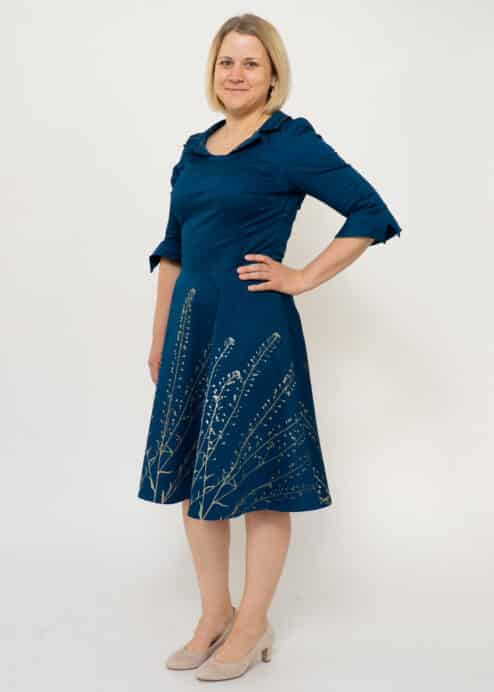 Bio-Festkleid von Kleiderkünstlerin Susanne Huber
