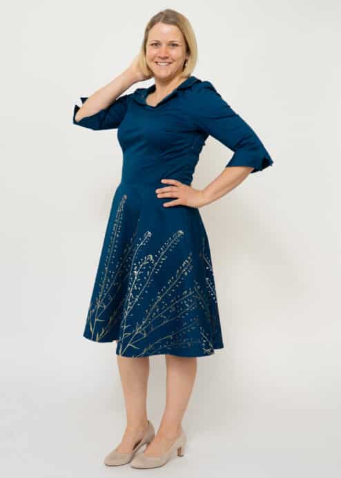 Bio-Festkleid von Kleiderkünstlerin Susanne Huber