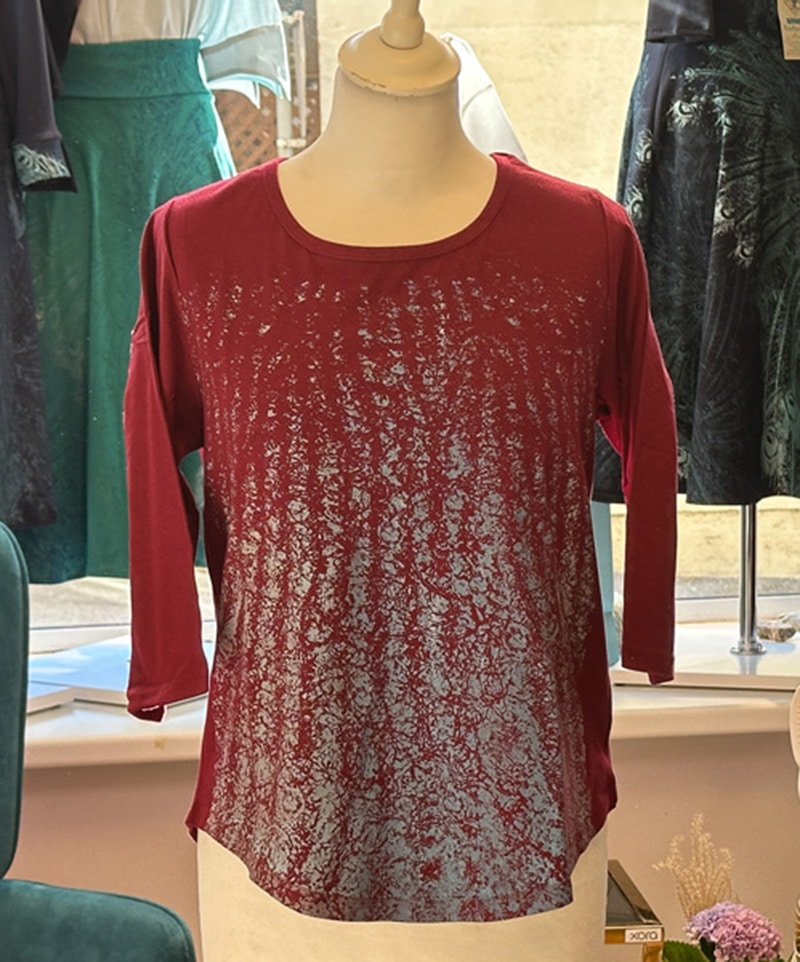 Dreiviertelarm Shirt Woodland Damen